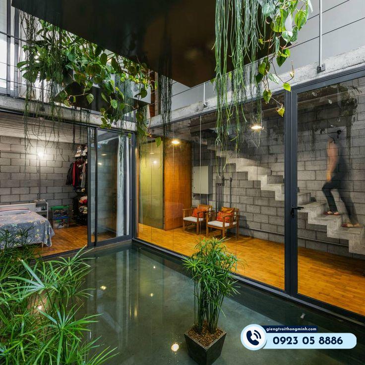 mẫu giếng trời nhà phố  đẹp
